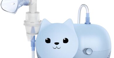 OMRON Nami Cat Nebulizador para niños, Bebés y adultos nebulizadorpro.com